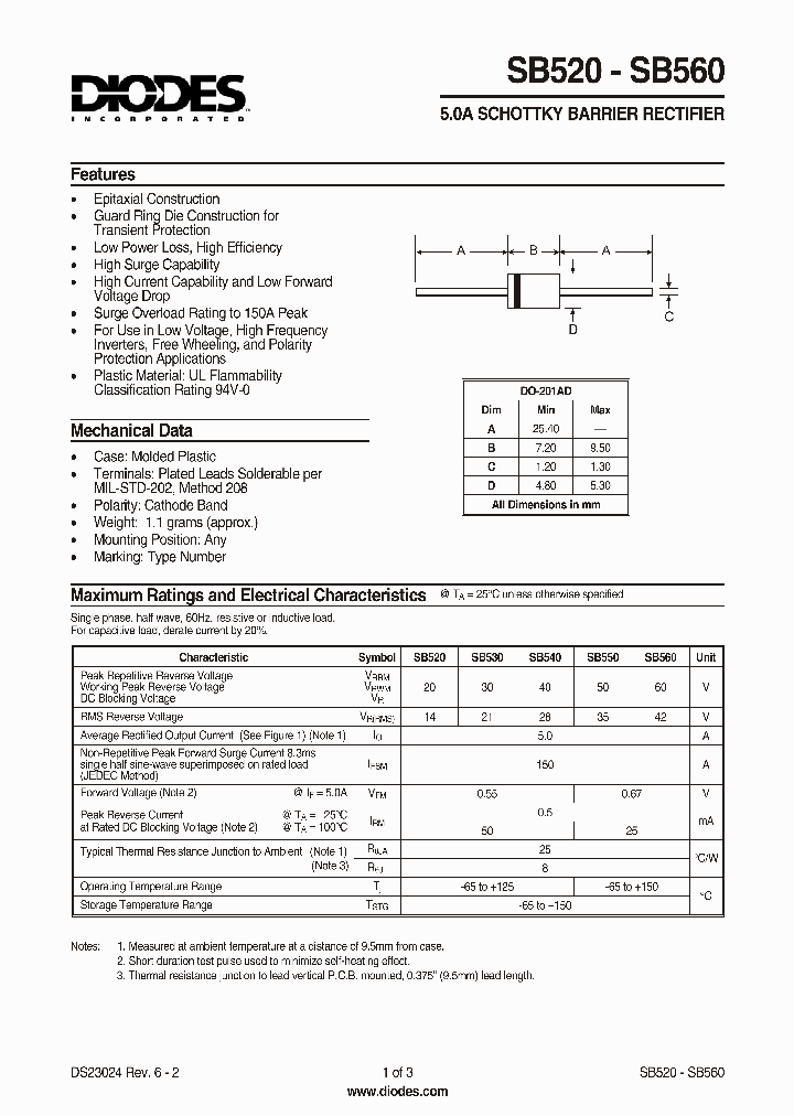 SB530_407106.PDF Datasheet