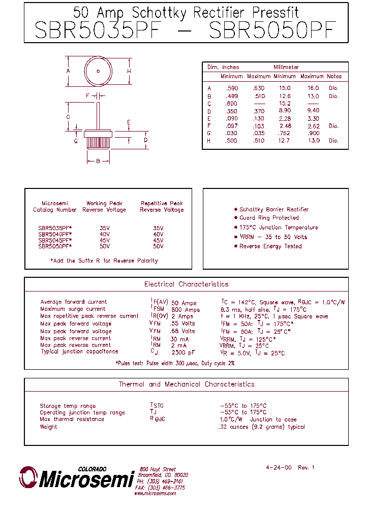 SBR5045PF_163228.PDF Datasheet
