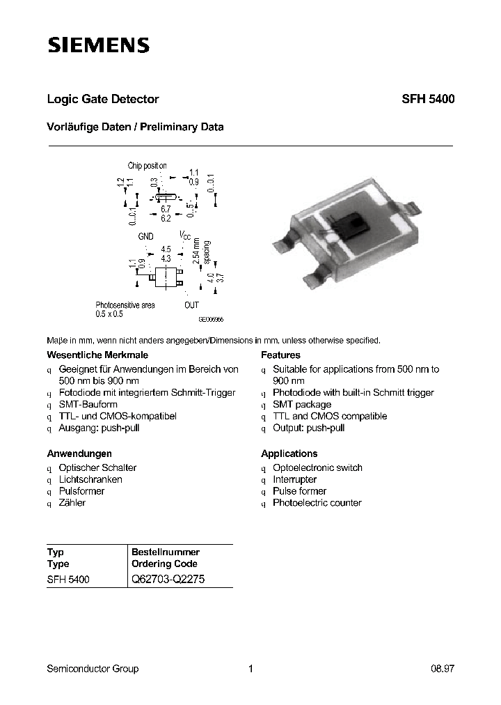 SFH5400_387307.PDF Datasheet