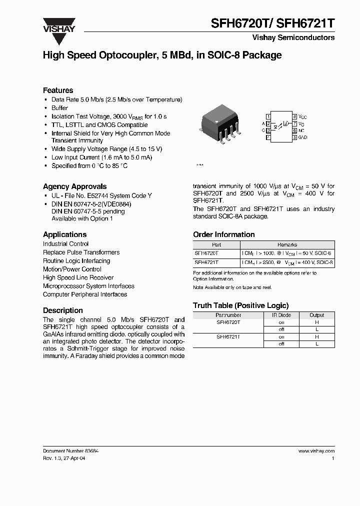 SFH6720T_394303.PDF Datasheet