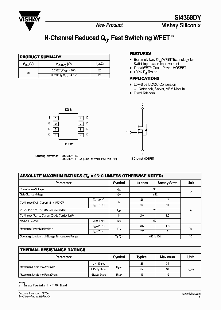 SI4368DY_393458.PDF Datasheet