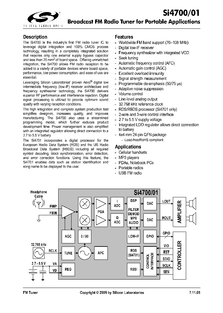 SI4700_403038.PDF Datasheet