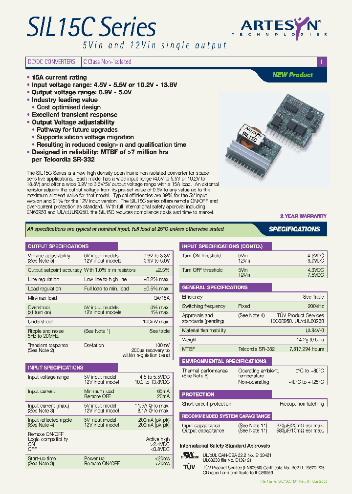 SIL15C_423331.PDF Datasheet