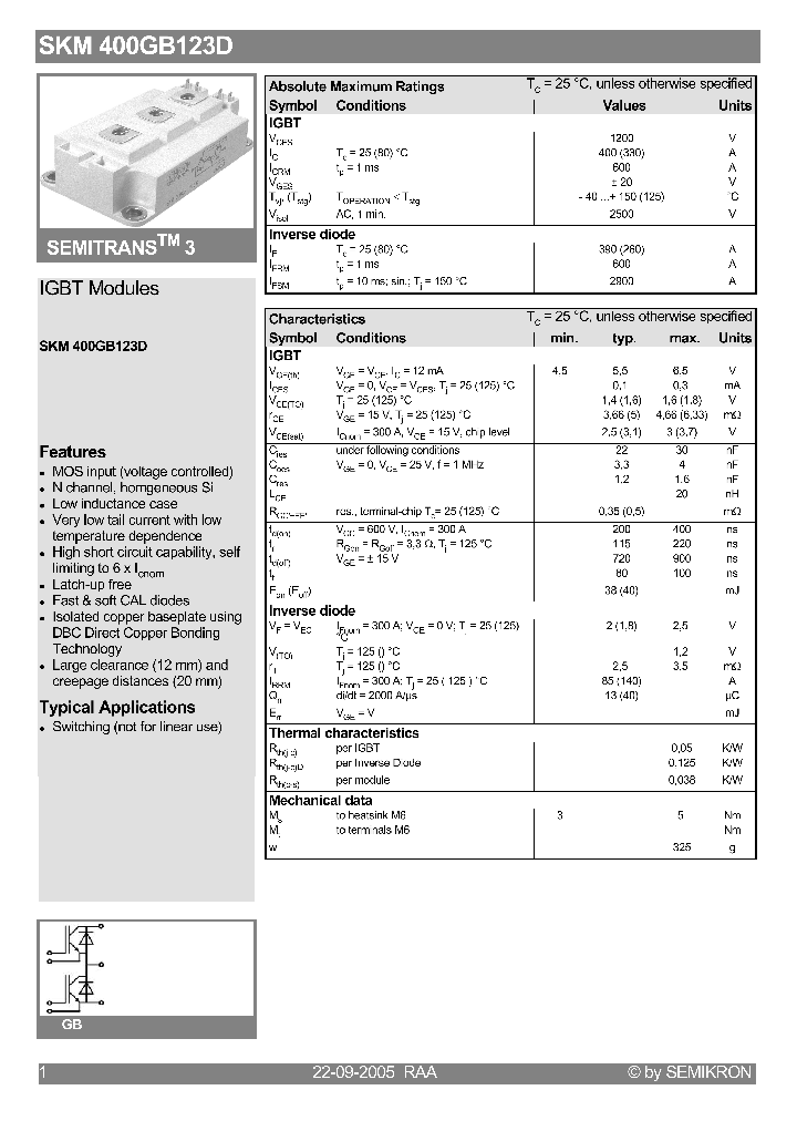 SKM400GB123D_398159.PDF Datasheet