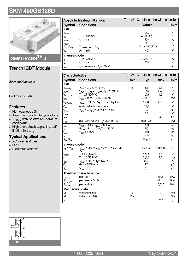 SKM400GB126D_398162.PDF Datasheet