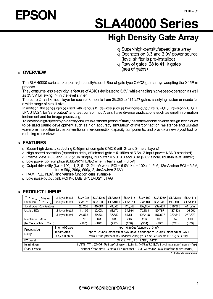 SLA40000_421305.PDF Datasheet