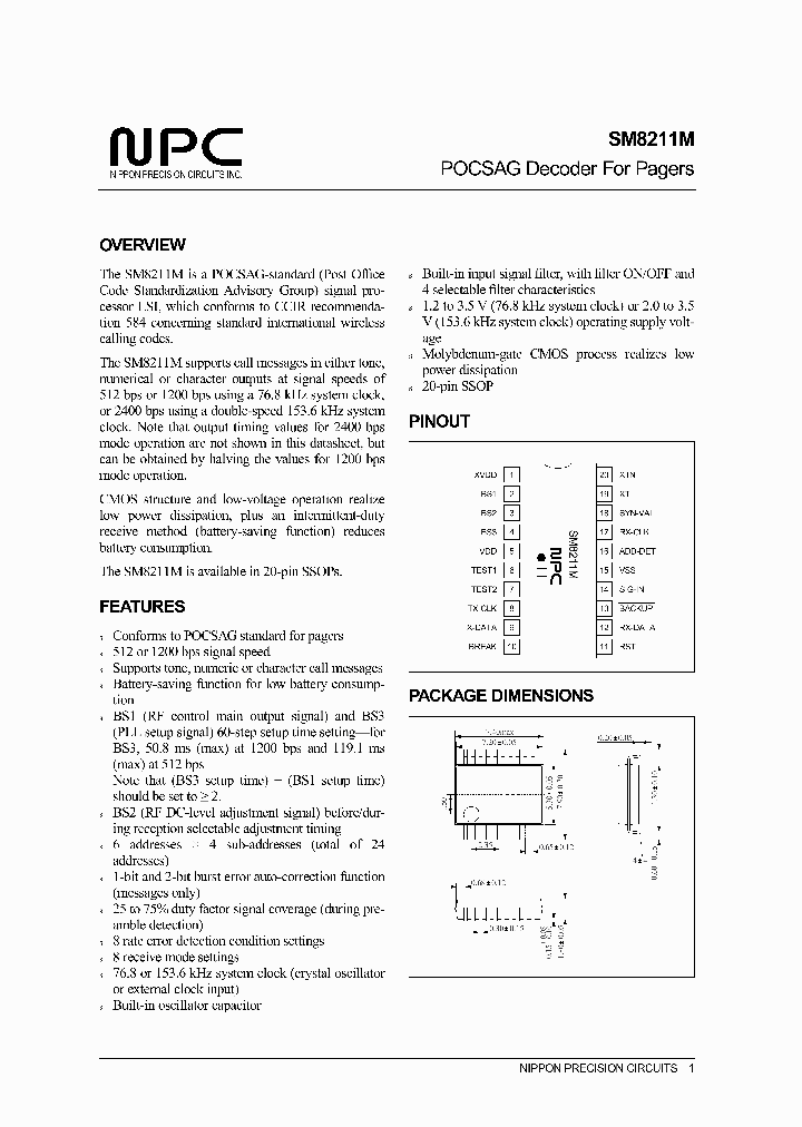 SM8211_310764.PDF Datasheet