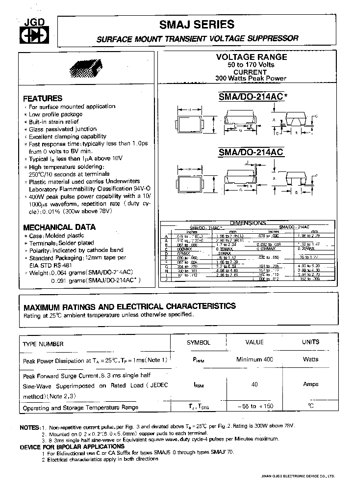SMAJ58A_409805.PDF Datasheet