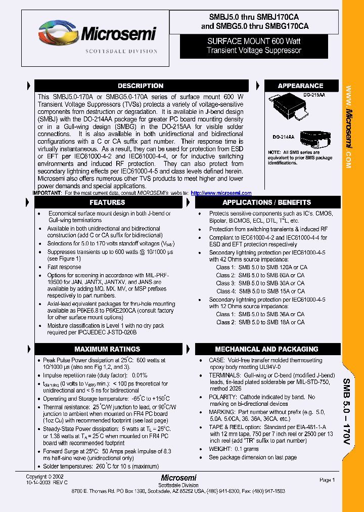 SMBG33A_427476.PDF Datasheet