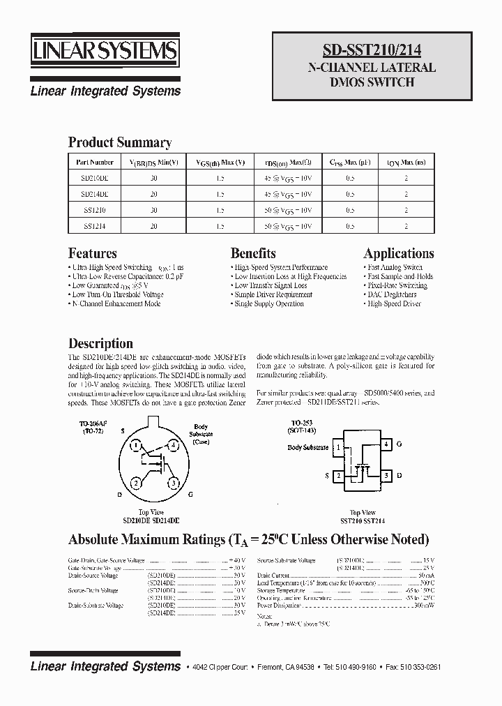 SST214_418655.PDF Datasheet