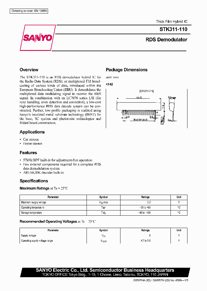 STK311-110_420430.PDF Datasheet