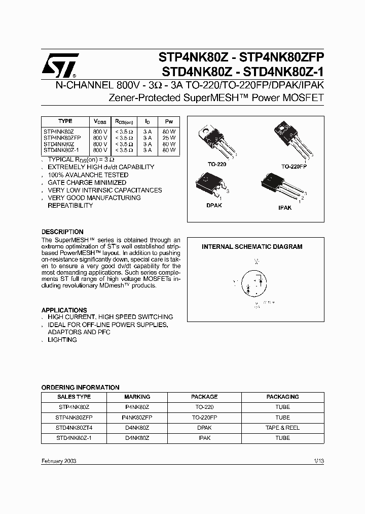 STP4NK80ZFP_392563.PDF Datasheet