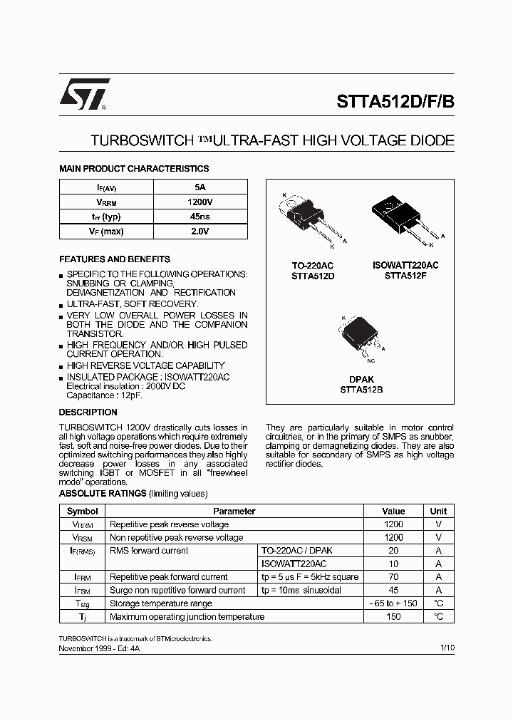 STTA512B-TR_396081.PDF Datasheet