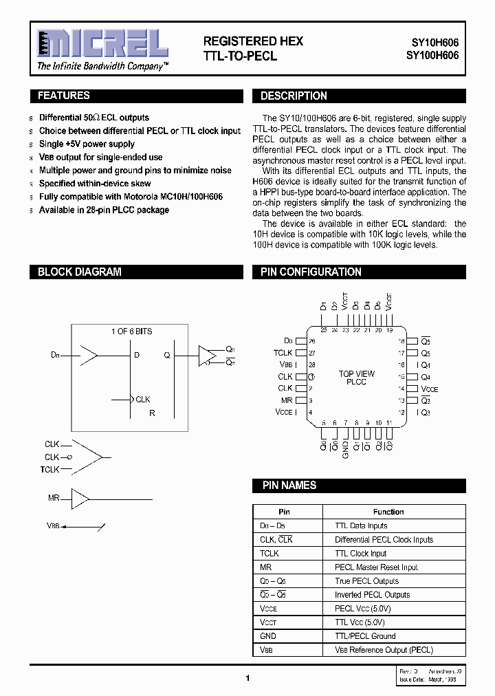 SY10H606_130930.PDF Datasheet