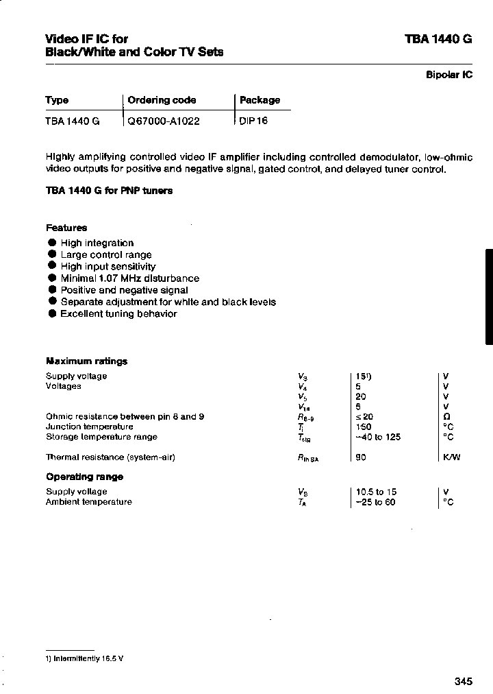 TBA1440G_403988.PDF Datasheet
