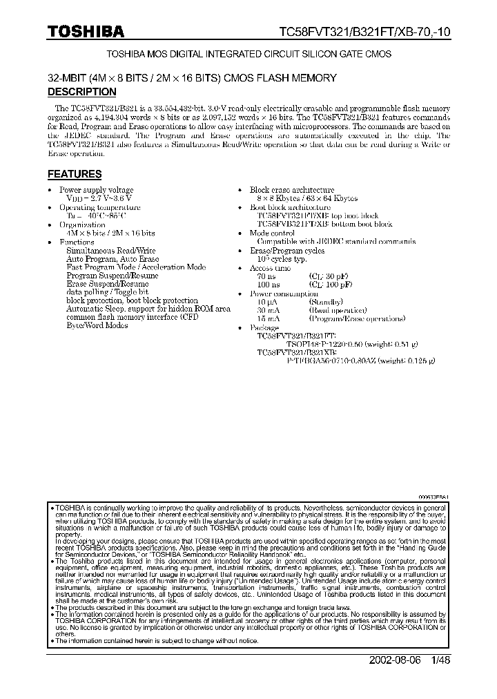 TC58FV321_407539.PDF Datasheet