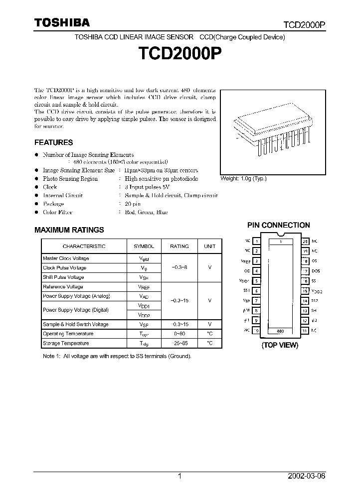 TCD2000P_394823.PDF Datasheet