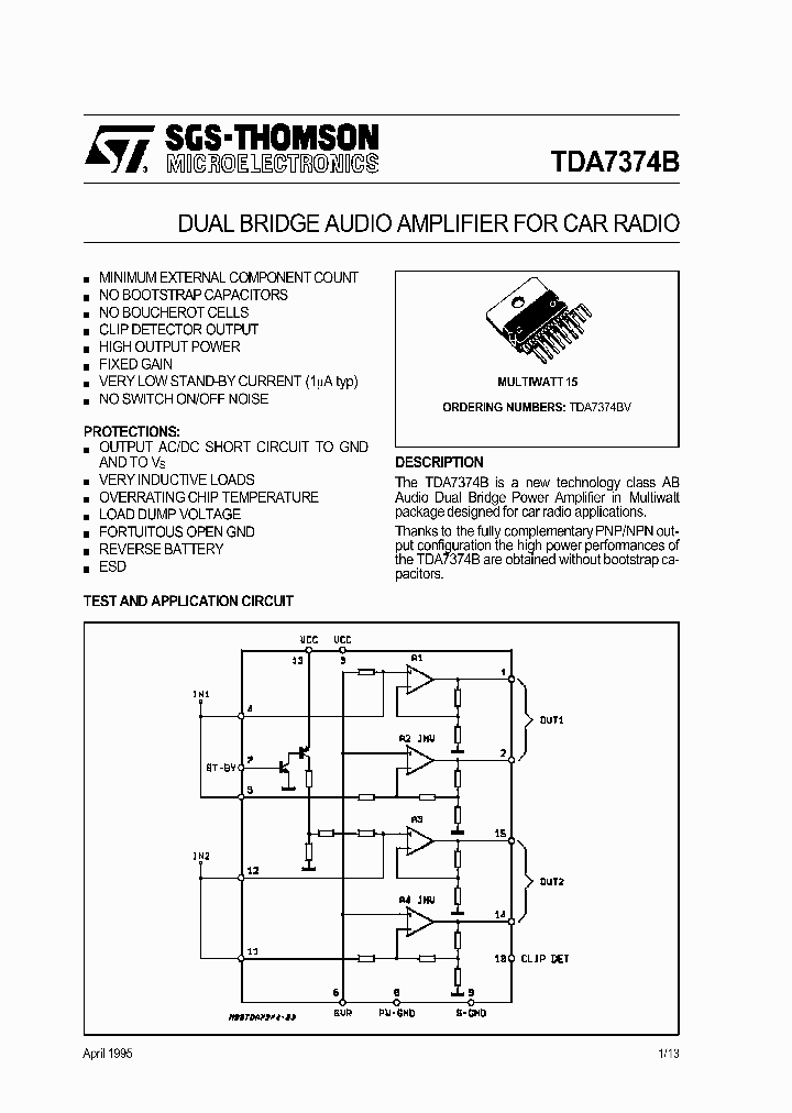 TDA7374B_412395.PDF Datasheet