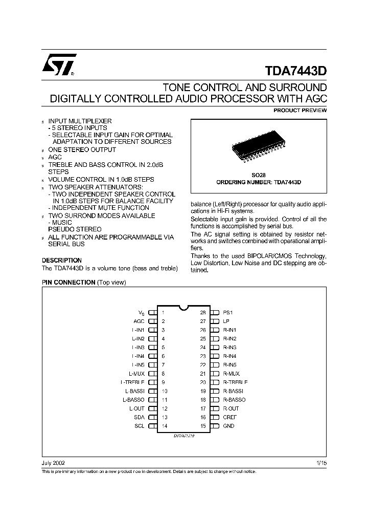 TDA7443D_401503.PDF Datasheet
