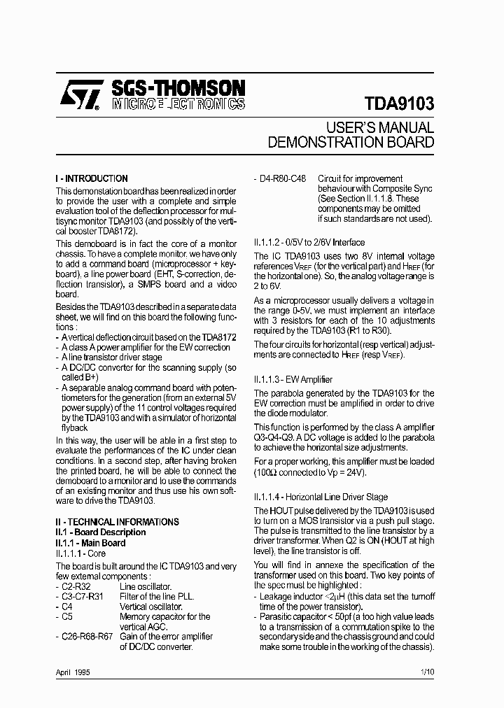 TDA9103_387175.PDF Datasheet