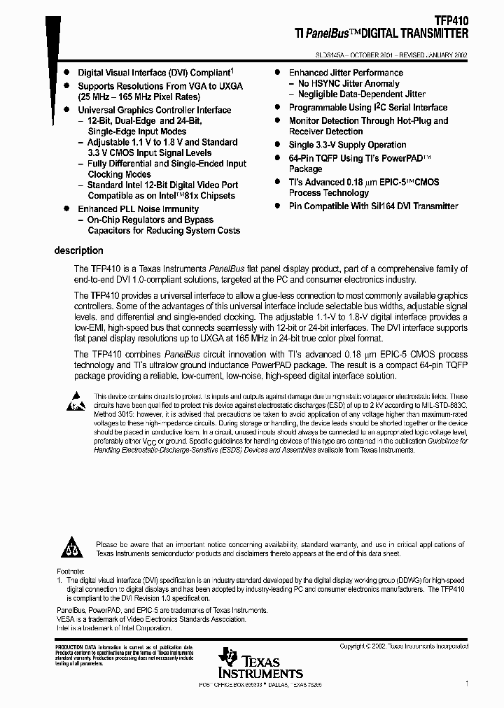 TFP410PAP_391142.PDF Datasheet