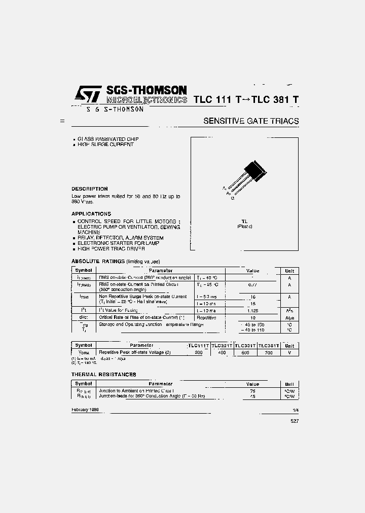 TLC221T_422527.PDF Datasheet