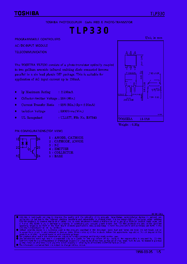 TLP330_413018.PDF Datasheet