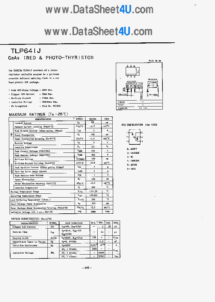 TLP641J_407777.PDF Datasheet
