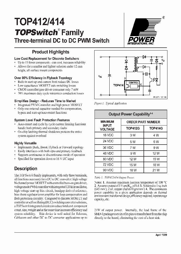 TOP412_64627.PDF Datasheet
