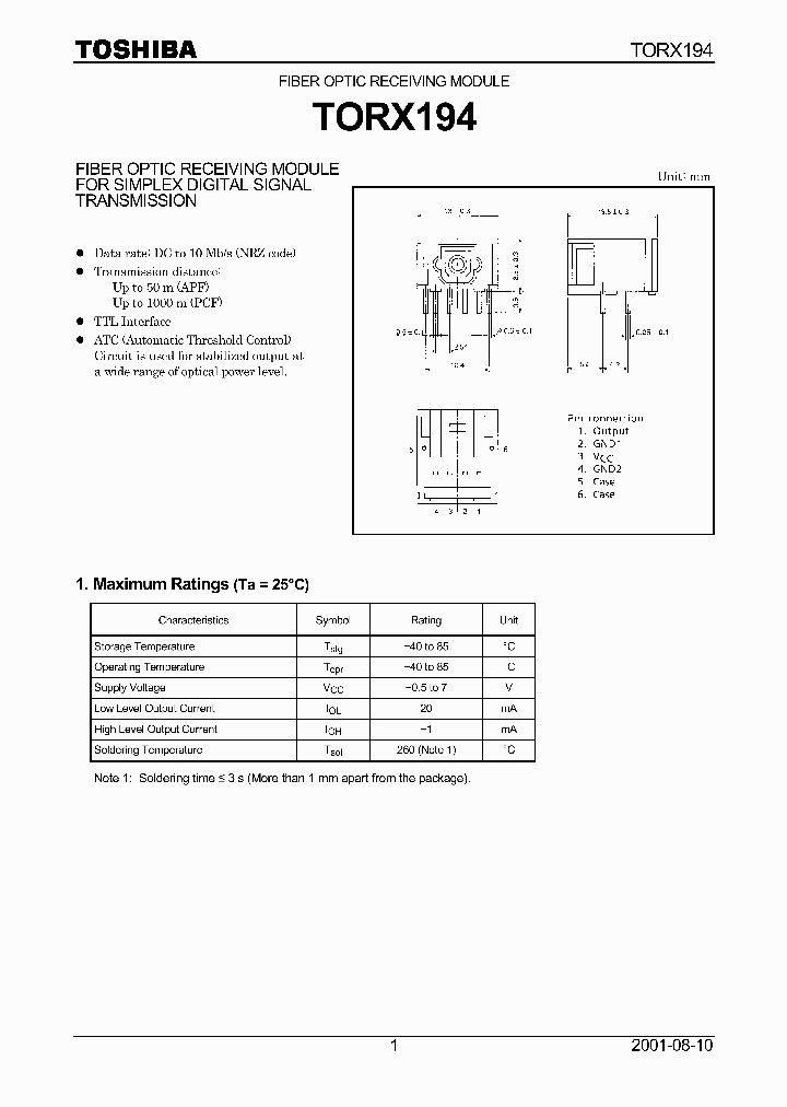 TORX194_421279.PDF Datasheet