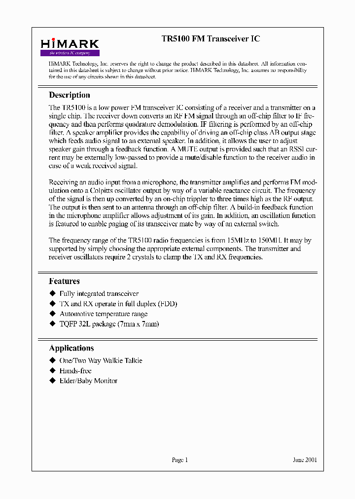 TR5100_394605.PDF Datasheet