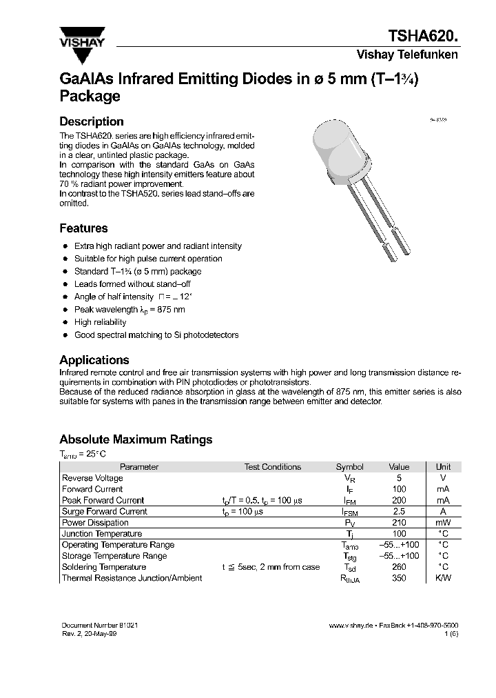 TSHA620_190468.PDF Datasheet