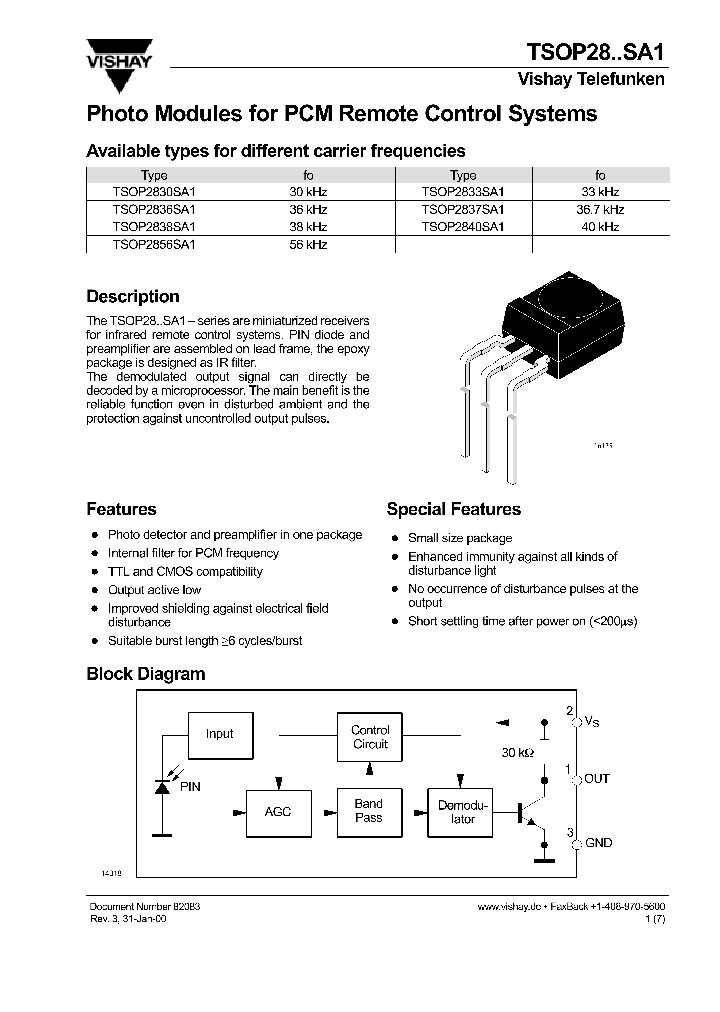 TSOP2830SA1_417777.PDF Datasheet