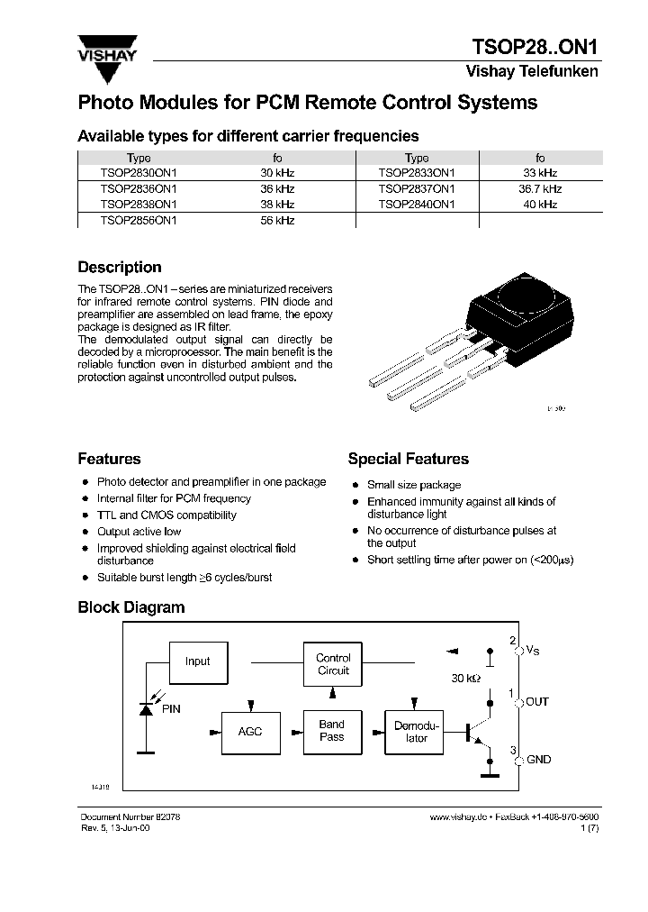 TSOP2830ON1_417773.PDF Datasheet