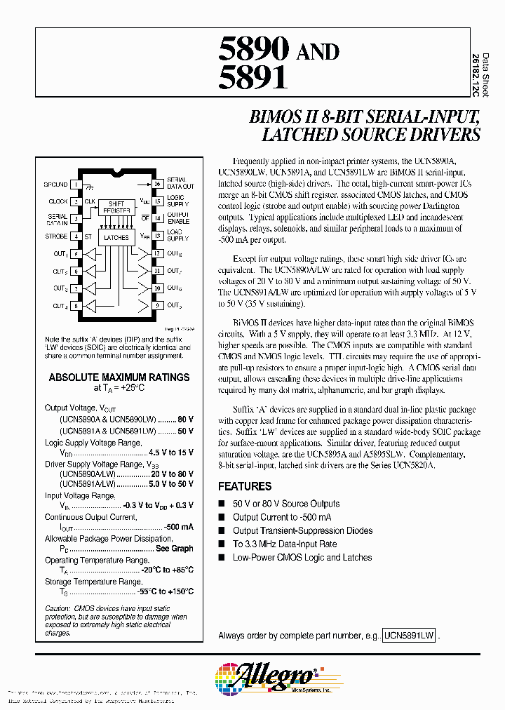 UCN5891LW_387348.PDF Datasheet