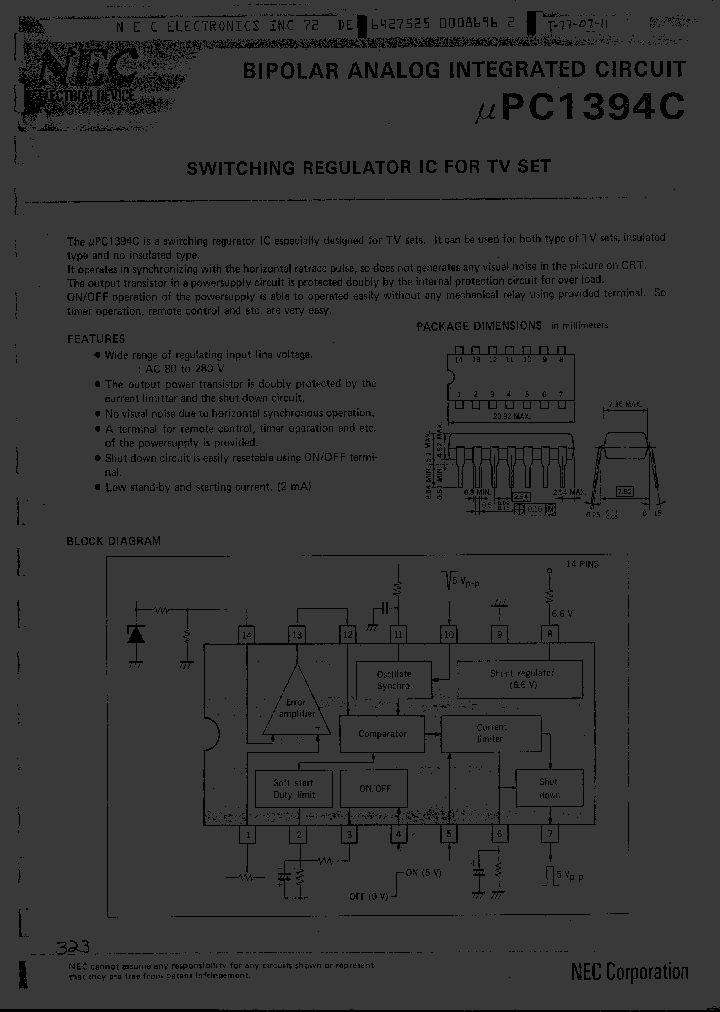UPC1394C_430416.PDF Datasheet