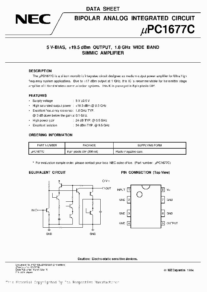 UPC1677C_391554.PDF Datasheet