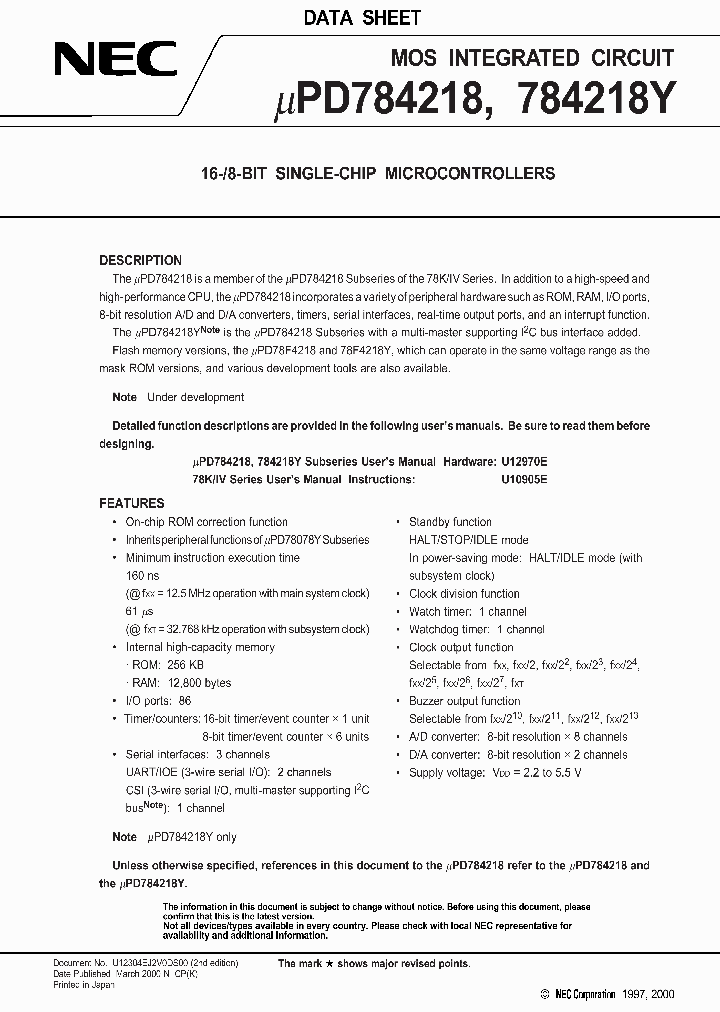 UPD784218GC_433457.PDF Datasheet