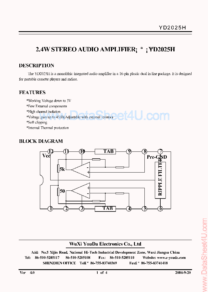 YD2025H_429565.PDF Datasheet