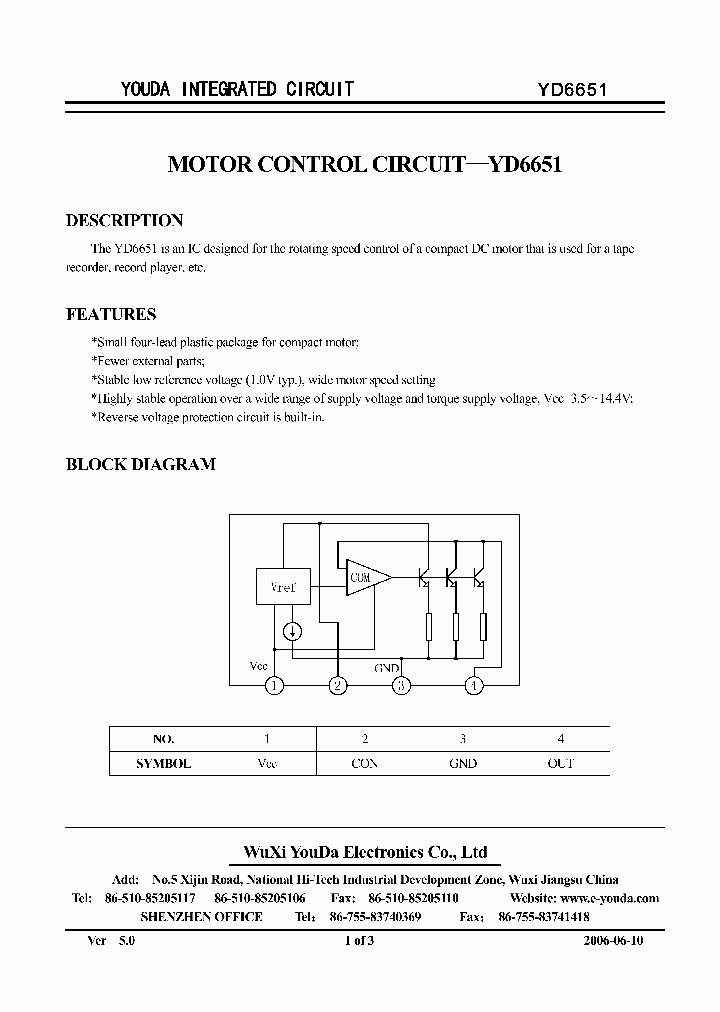 YD6651_434189.PDF Datasheet