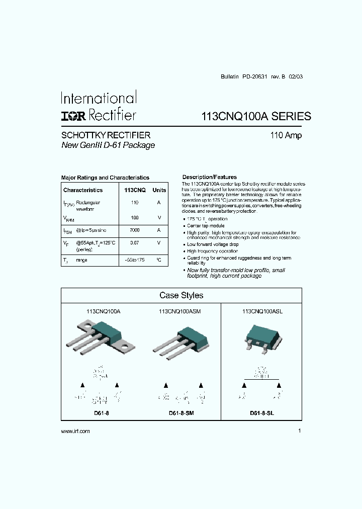 113CNQ100ASL_486737.PDF Datasheet