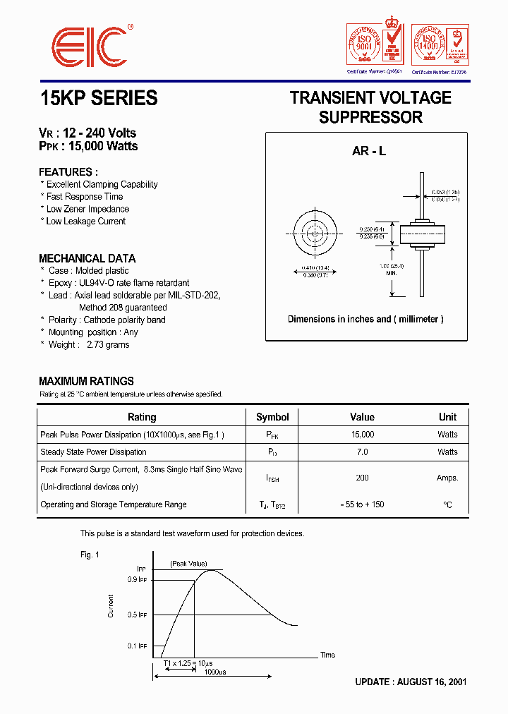15KP40CA_467072.PDF Datasheet