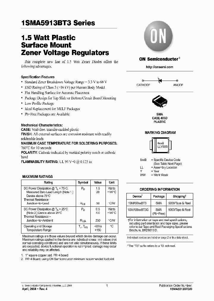 1SMA5913BT_239600.PDF Datasheet