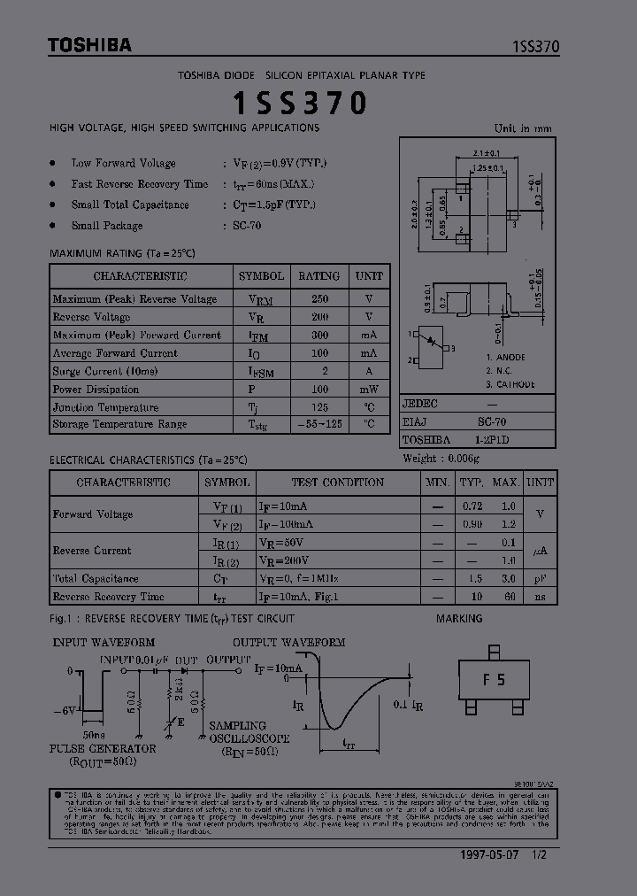 1SS370_464391.PDF Datasheet