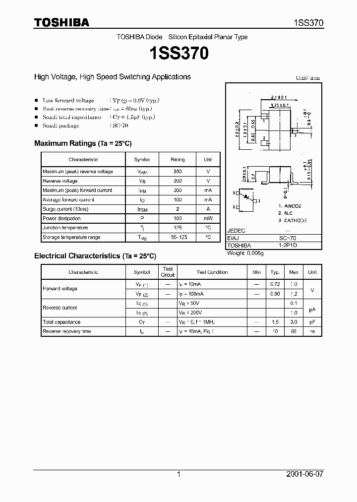1SS370_464392.PDF Datasheet