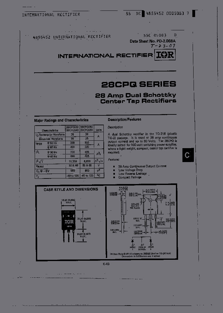 28CPQ030_447708.PDF Datasheet