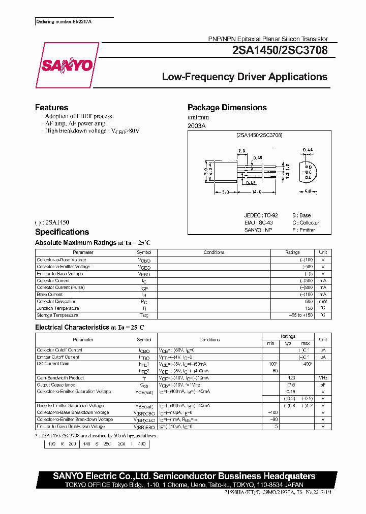 2SA1450_439726.PDF Datasheet