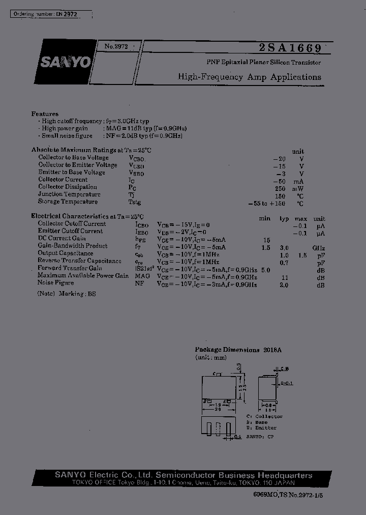 2SA1669_454555.PDF Datasheet
