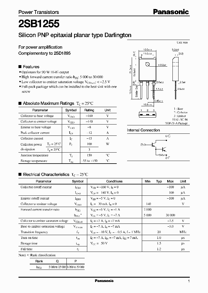 2SB1255_476362.PDF Datasheet