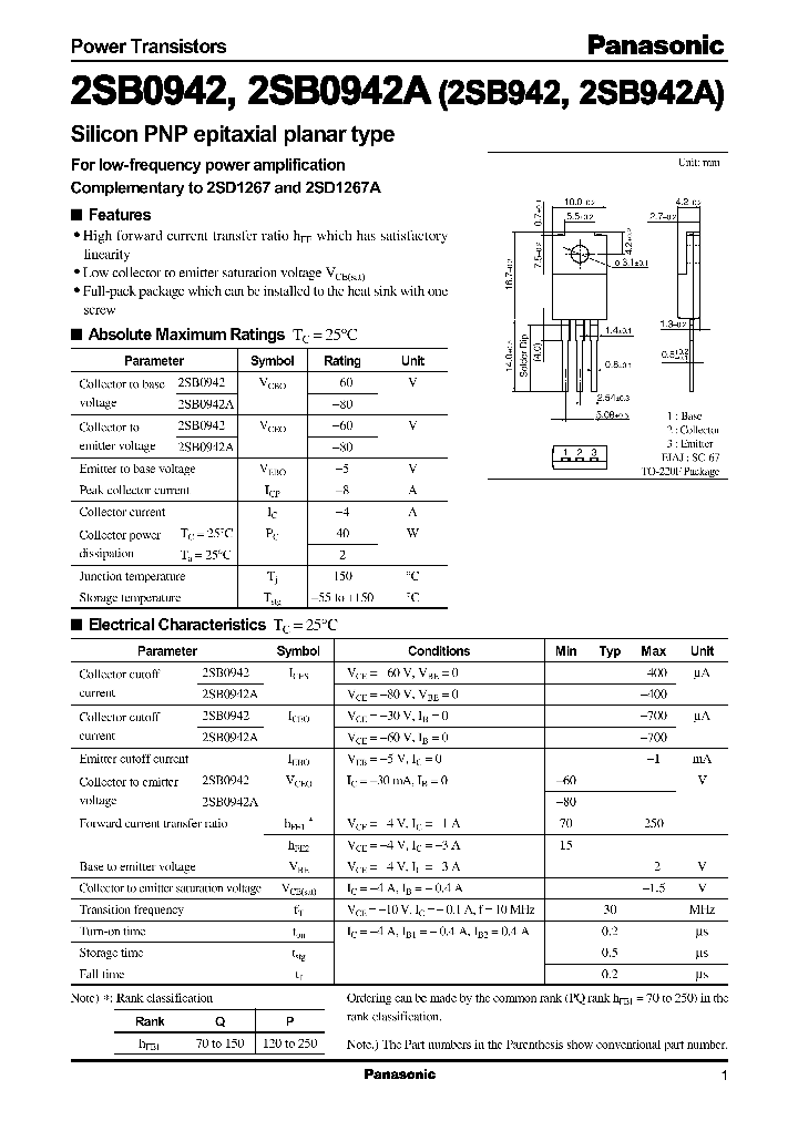 2SB942A_460987.PDF Datasheet